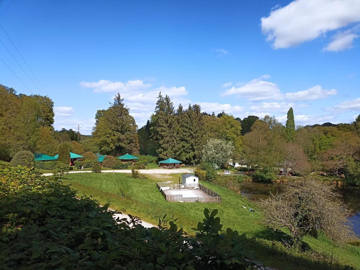 Les Cabanes De L'Ile Aux Oiseaux Guern Exterior foto